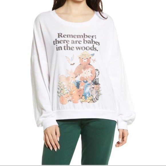BP. Nostalgic Smokey Bear Sweatshirt - Medium - NWT - Picture 1 of 5